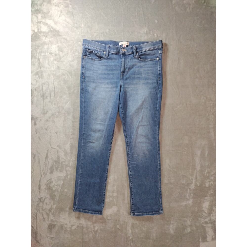 Lucky Brand Jeans Womens 14/32A Sweet Mid RIse Straight Med Wash Preppy Casual